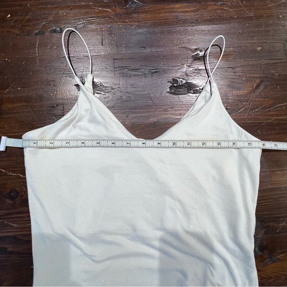 Off White Tank Bodysuit Size Small - Picture 2 of 6